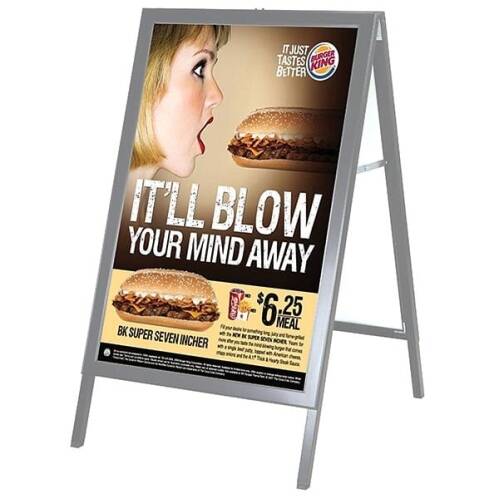 kundenstopper slide in din a1 postermaß
