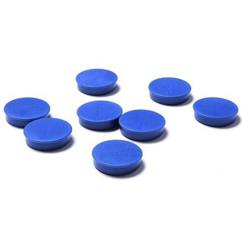 magnete blau 35mm 8 stück