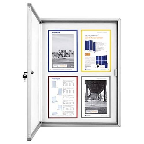 Schaukasten Magnetoplan Outdoor 4x DIN A4 650x790mm